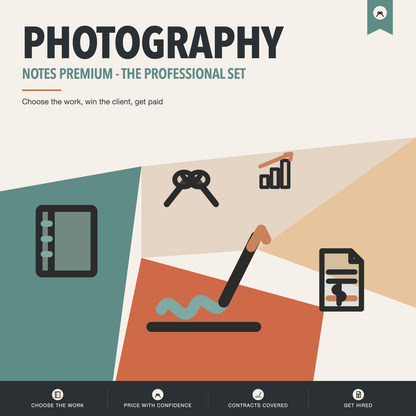 Photography Notes Premium - The Professional Set